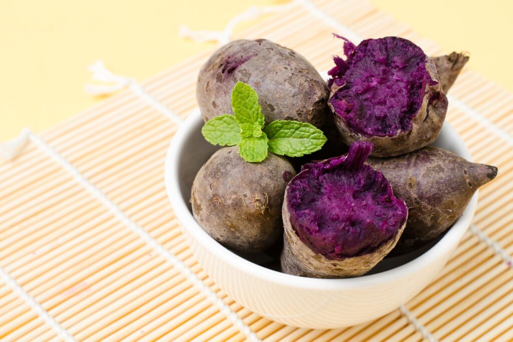 fioletowe ziemniaki