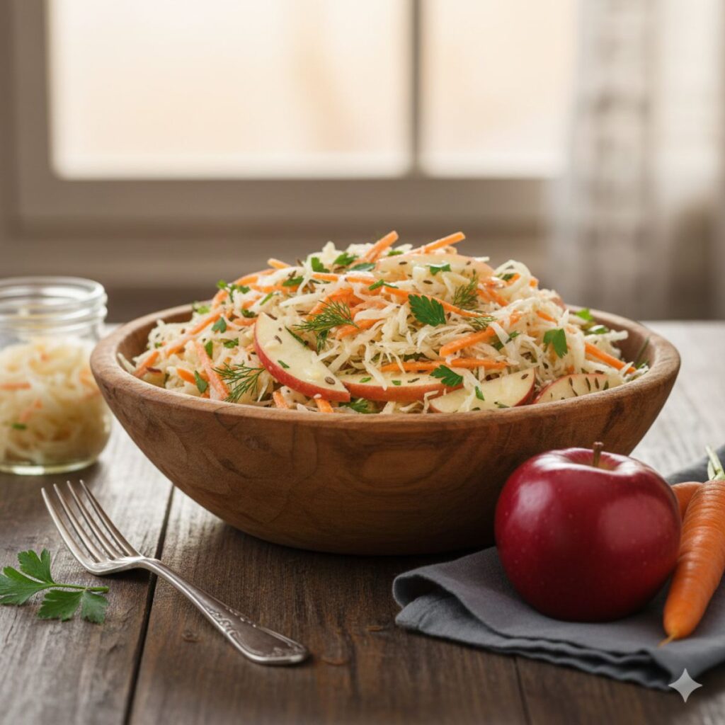 surówka z kapusty kiszonej