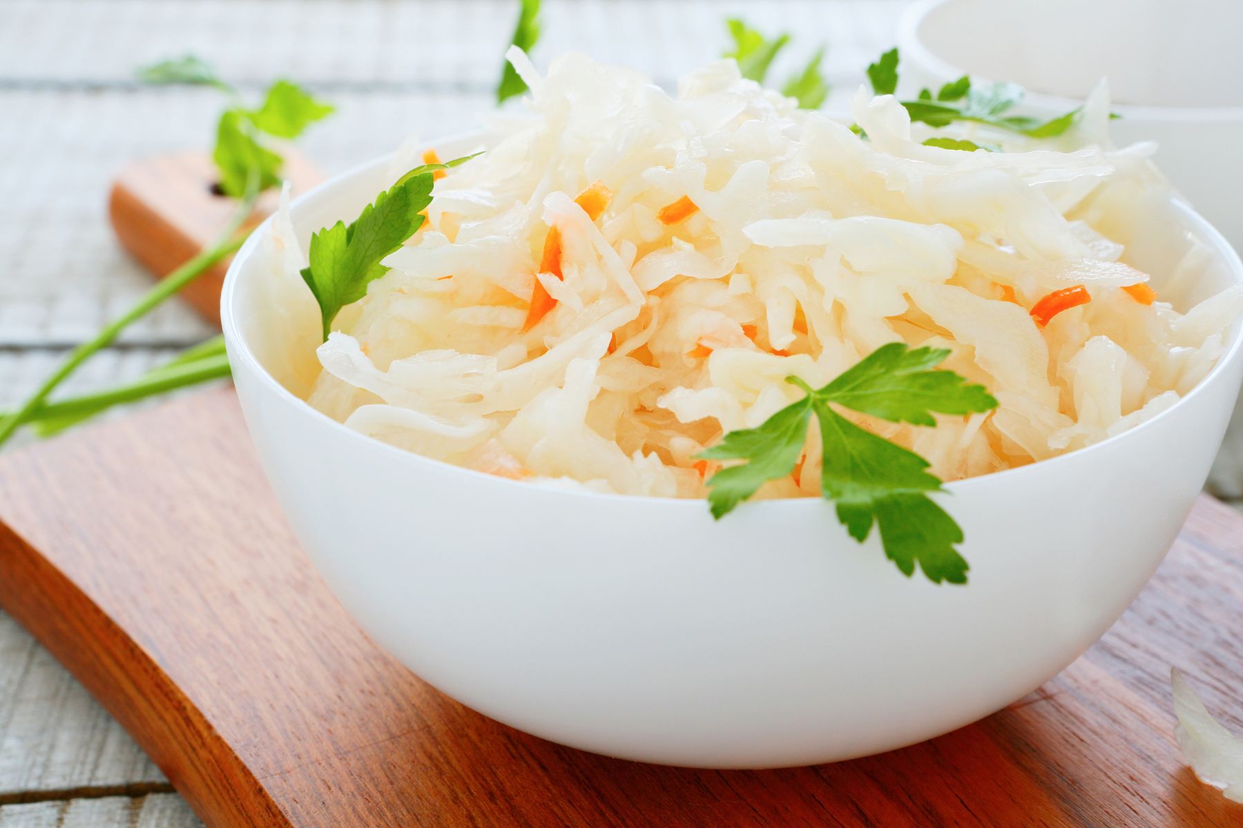 surówka z kiszonej kapusty