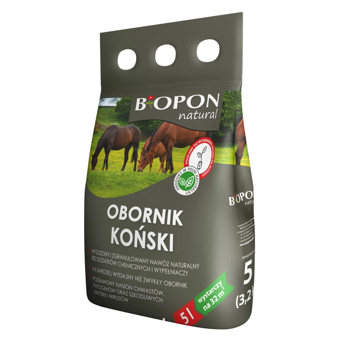 Obornik granulowany koński biopon