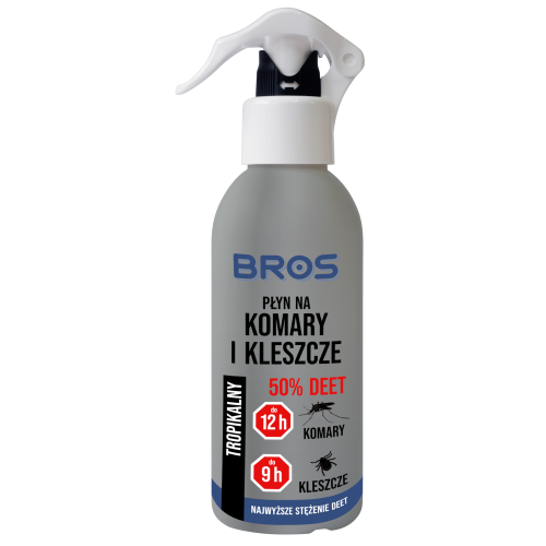 Płyn na komary i kleszcze 50% Deet 130 ml - Bros