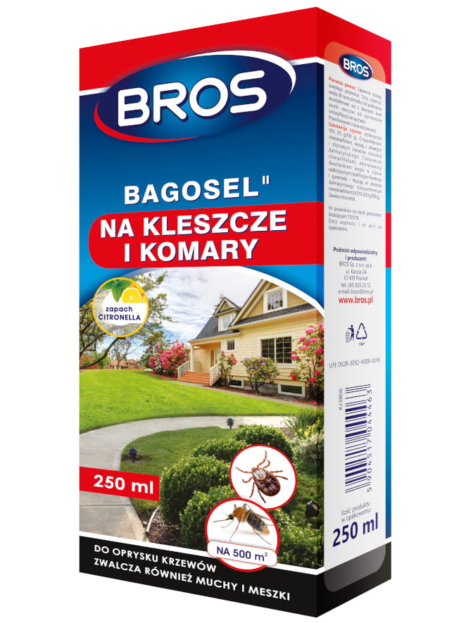 Bagosel 100EC preparat do oprysku przeciw kleszczom