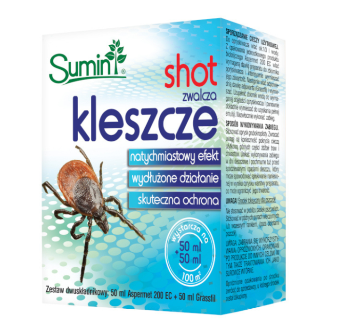 Shot – Koncentrat Do Zwalczania Kleszczy w Ogrodzie