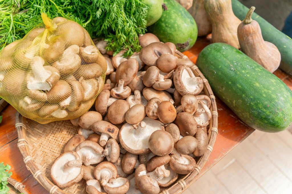 Świeże grzyby shiitake